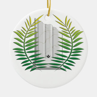 Witwen-Spalte Keramik Ornament