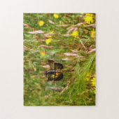 Witwenvogel. Puzzle (Vertikal)