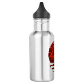 WITZ AUF ROTEN MOON EDELSTAHLFLASCHE (Links)