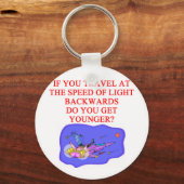 Witz der Lichtgeschwindigkeit Schlüsselanhänger (Vorderseite)