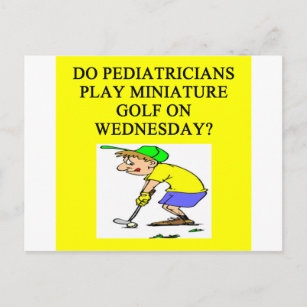 Witz des Kinderarzt-Arztes Postkarte