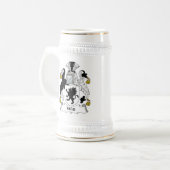 Witz-Familienwappen Bierglas (Vorderseite Links)