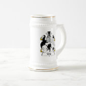 Witz-Familienwappen Bierglas (VorderseiteRechts)