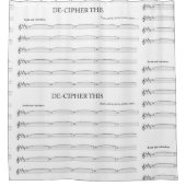 Witz für OrganistDuschvorhang Duschvorhang (Vorderseite)