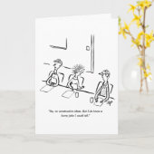 Witz-Grußkarte des Geschäfts lustige Karte (Gelbe Blume)