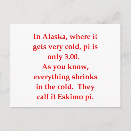 Witz Postkarte (Vorderseite)