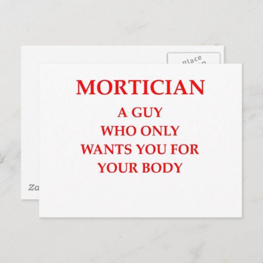 Witz Postkarte (Vorne/Hinten)