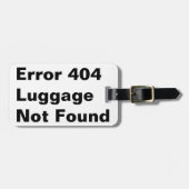 Witz-Spaß-Gepäckumbau des Fehlers 404 Gepäckanhänger (Vorderseite horizontal)