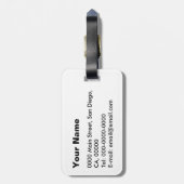 Witz-Spaß-Gepäckumbau des Fehlers 404 Gepäckanhänger (Rückseite vertikal)