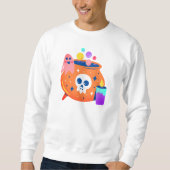 Witz Stunden Gemütlich: Halloween Sweatshirt (Vorderseite)