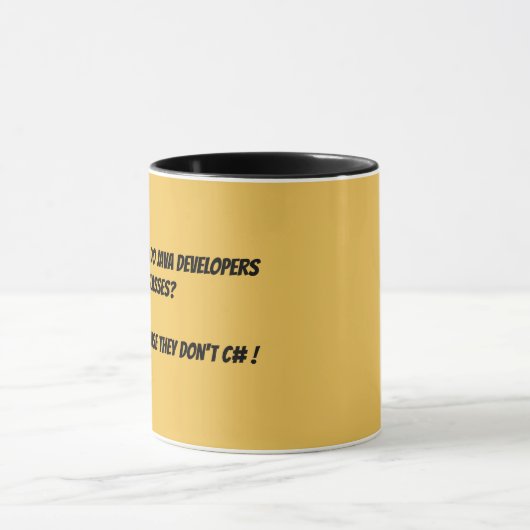 Witz-Tasse für Programmierer Tasse (Zentrum)