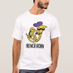 Witz über das Waldhorn lustiges Musikinstrument Wo T-Shirt