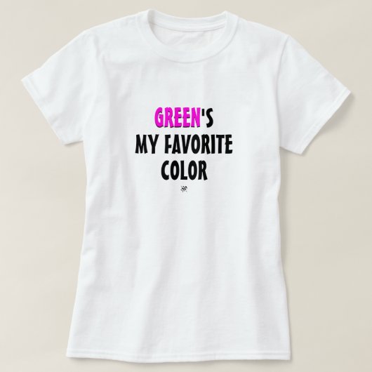Witz über Farben T-Shirt (Design vorne)
