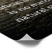 Witz über künstliche Intelligenz Poster (Ecke)