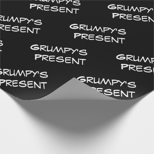 Witz-Weihnachten Geschenkpapier (Ecke)