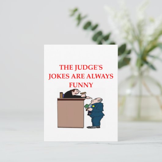 Witze beurteilen postkarte (Stehend Vorderseite)