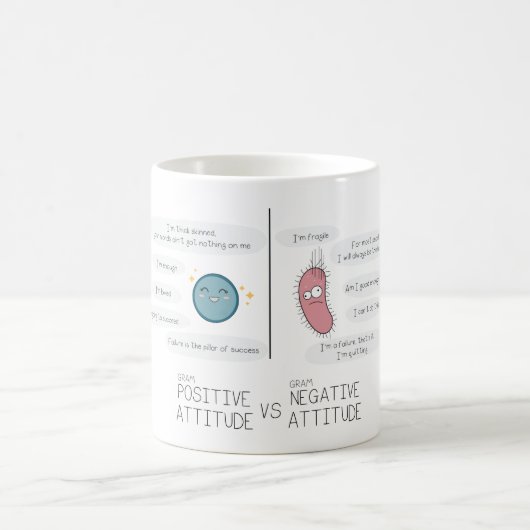 Witze der Mikrobiologie Kaffeetasse (Mittel)