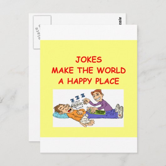 Witze Postkarte (Vorne/Hinten)
