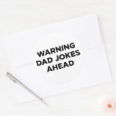 Witze Runder Aufkleber (Umschlag)