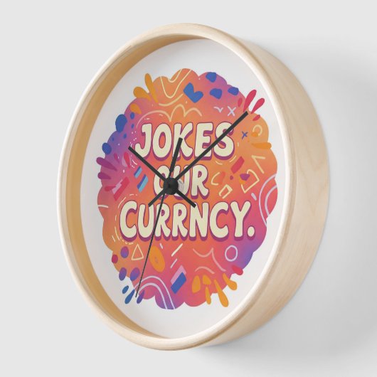 "Witze unserer Währung" Uhr (Winkel)