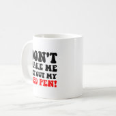 Witzelehrer Kaffeetasse (Vorderseite Links)