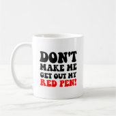 Witzelehrer Kaffeetasse (Links)