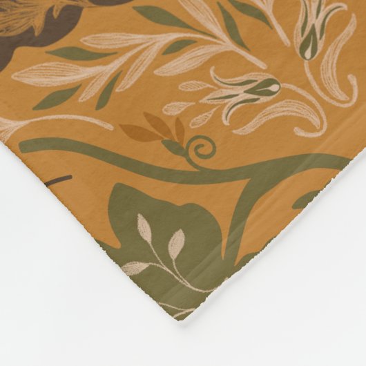 Witzen Vine Folklore Halloween Kürbismuster Fleecedecke (Ecke)