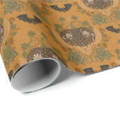 Witzen Vine Folklore Halloween Kürbismuster Geschenkpapier (Rolleneckpunkt)