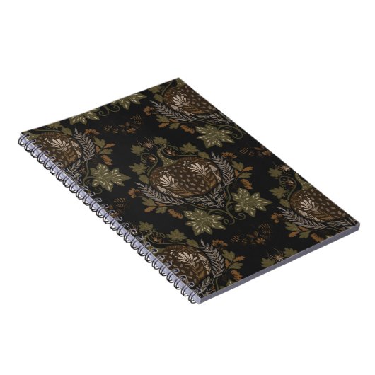 Witzen Vine Folklore Halloween Kürbismuster Notizblock (Rechte Seite)