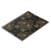 Witzen Vine Folklore Halloween Kürbismuster Notizblock (Linke Seite)