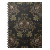 Witzen Vine Folklore Halloween Kürbismuster Notizblock (Vorderseite)