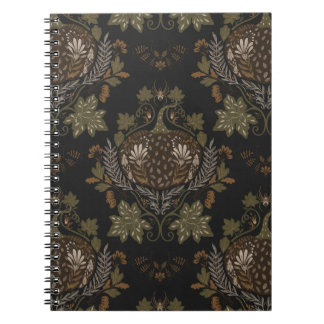 Witzen Vine Folklore Halloween Kürbismuster Notizblock