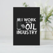 Witzig arbeite ich in der ätherischen Ölindustrie Karte (Stehend Vorderseite)