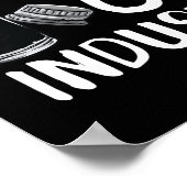 Witzig arbeite ich in der ätherischen Ölindustrie Poster (Ecke)