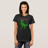 witzig+christmas+Shirt, tree+rex+christmas,t-rex+d T-Shirt (Vorne ganz)