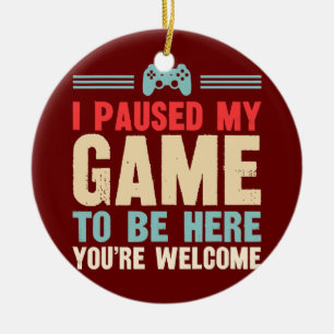 Witzig, dass ich mein Spiel angehalten habe, hier Keramik Ornament