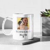 Witzig dieser Mensch gehört zum Foto Kaffeetasse