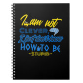 Witzig, Hirndesign Notizblock (Vorderseite)