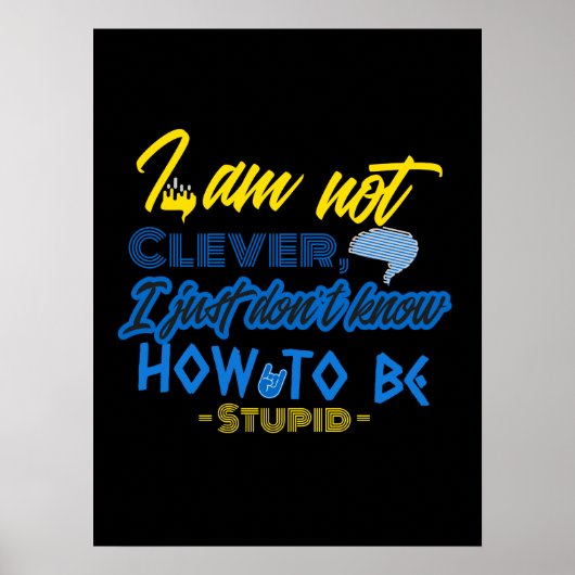 Witzig, Hirndesign Poster (Vorne)