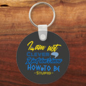 Witzig, Hirndesign Schlüsselanhänger (Vorderseite)