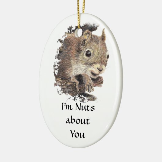 Witzig, ich bin verrückt nach dir, zitiere Niedlic Keramik Ornament (Links)