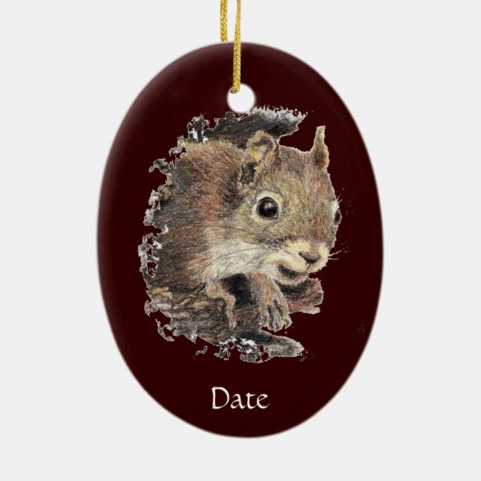 Witzig, ich bin verrückt nach dir, zitiere Niedlic Keramik Ornament (Hinten)