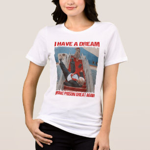 Witzig, ich habe einen Traum, das Gefängnis wieder Tri-Blend Shirt