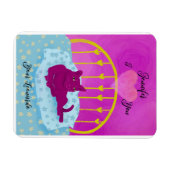 Witzig Ich höre dich von der Katze Personalisiert Magnet (Horizontal)