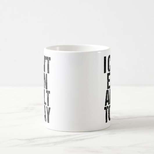 Witzig ich kann heute nicht einmal erwachsen erwac kaffeetasse (Mittel)