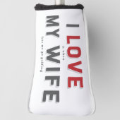 Witzig ich Liebe es, wenn meine Ehefrau Golf Headcover (Rotieren 90)