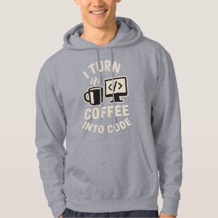 Witzig ich mache Kaffee in Code Hoodie
