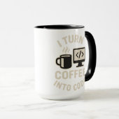 Witzig ich mache Kaffee in Code Tasse (VorderseiteRechts)