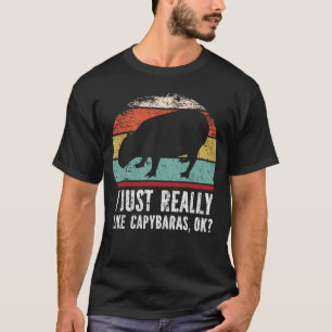 Witzig, ich mag Capybaras wirklich gut? T-Shirt