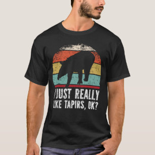 Witzig, ich mag Tapirs wirklich gerne. T-Shirt
